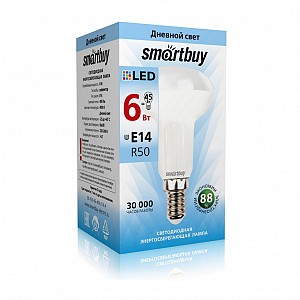 Светодиодная (LED) Лампа Smartbuy-R50-06W/4000/E14