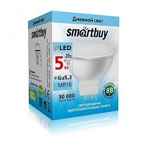 Светодиодная (LED) Лампа Smartbuy-Gu5,3-05W/4000 (SBL-GU5_3-05-40K-N)