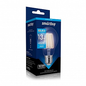 Светодиодная (LED) Лампа FIL Smartbuy-A60-13Вт/4000К/E27 (SBL-A60F-13-40K-E27)