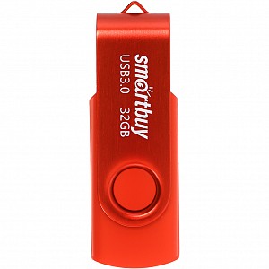 USB 3.0/3.1 накопитель Smartbuy 032 ГБ серия Twist Красный (SB032GB3TWR)