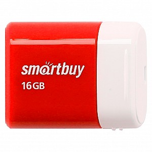 USB 2.0 накопитель Smartbuy 016 ГБ Lara Красный (SB16GBLARA-R)