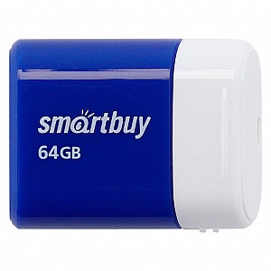 USB 2.0 накопитель Smartbuy 064 ГБ серия Lara Синий (SB64GBLARA-B)