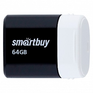 USB 2.0 накопитель Smartbuy 064 ГБ серия Lara Чёрный (SB64GBLARA-K)