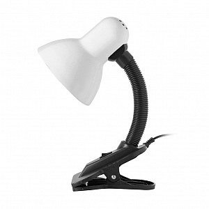 Настольный светильник Smartbuy Е27 с прищепкой White (SBL-DeskL01-White)