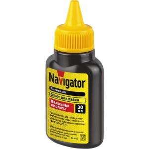 Флюс Navigator 93 744 NEM-Fl01-F30 (паяльная кислота, 30мл)