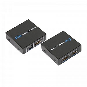 Купить Делитель гнездо HDMI на 2 гнезда HDMI, металл REXANT