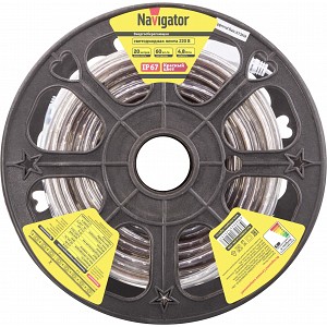 СД Лента Navigator 14 515 NLS-3528R60-4.8-IP67-220V