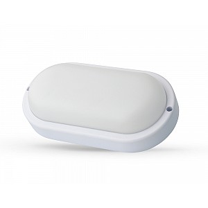 Ultraflash LBF-0412 C01 (Св-к LED ЖКХ влагозащищённый, 12 Вт, IP65, 220В, 4000К, овал)