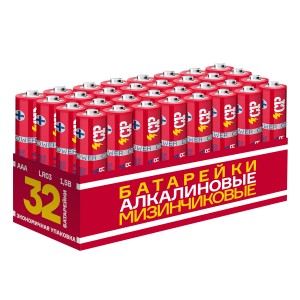 LR03 CRAZYpower Алкалиновые (32 шт.)