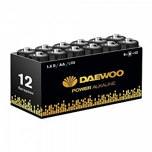 LR 6 DAEWOO Power Alkaline Pack-12