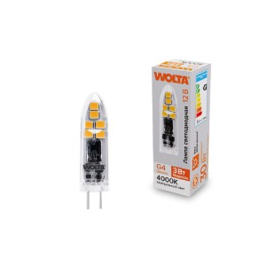 Светодиодная лампа WOLTA WSTD-JC-12V3W4KG4-P 3Вт 4000K G4