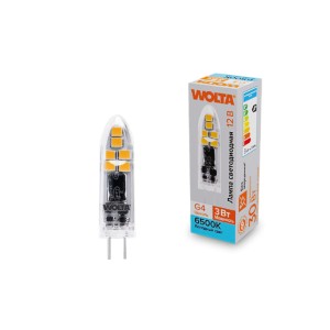 Светодиодная лампа WOLTA WSTD-JC-12V3W6KG4-P 3Вт 6500K G4