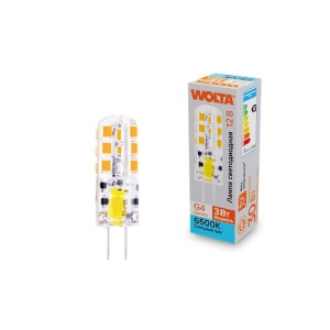 Светодиодная лампа WOLTA WSTD-JC-12V3W6KG4-S 3Вт 6500K G4
