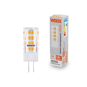 Светодиодная лампа WOLTA WSTD-JC-220V5W4KG4-C 5Вт 4000K G4