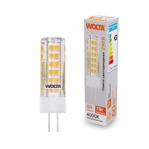 Светодиодная лампа WOLTA WSTD-JC-220V7W4KG4-C 7Вт 4000K G4