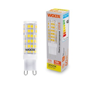 Светодиодная лампа WOLTA WSTD-JCD-7W3KG9-C 7Вт 3000K G9