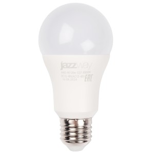 Лампы светодиодные специального назначения / Спец. PLED-A60 МО 20w 6500K E27 DC12-48V/AC12-48V Jazzway (5050655)