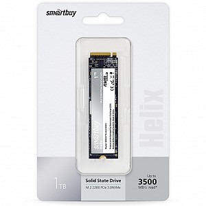 Накопитель M.2 2280 SSD Smartbuy Helix 1ТБ TLC NVMe PCIe3