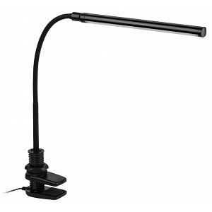NLED-509-8W-BK Настольный светильник ЭРА NLED-509-8W-BK светодиодный на струбцине черный