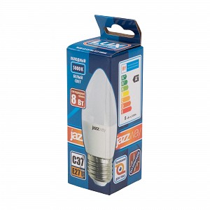 PLED-LX C37 8w E27 5000K Jazzway
