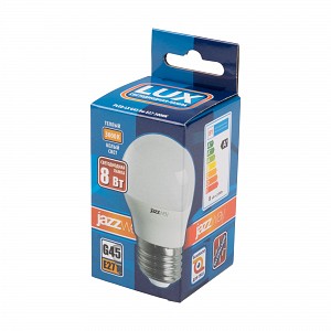 PLED-LX G45 8w E27 3000K Jazzway