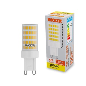 Светодиодная лампа WOLTA WSTD-JCD-11W3KG9-C 11Вт 3000K G9