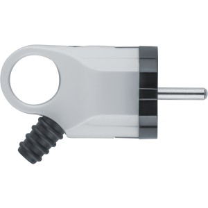 Вилка Navigator 61 361 NCA-PL03-16A-E-WH угловая с/з белая