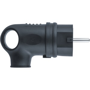 Вилка Navigator 61 367 NCA-PLR01-16A-E-IP44-BL угловая с/з каучук черная