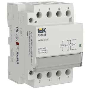 ARMAT Контактор модульный KMR 63А 230В AC 4НО IEK