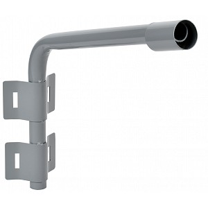 Кронштейн КР-2 D=48мм L=500мм под монтажную ленту 2 хомута серый IEK