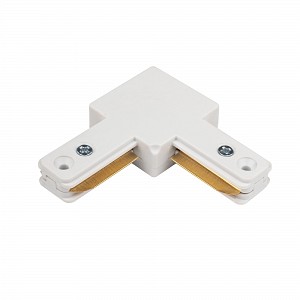 Аксессуары для трековых систем PTR / PTR P CL-WH Коннектор белый L- обр Jazzway (5052093)