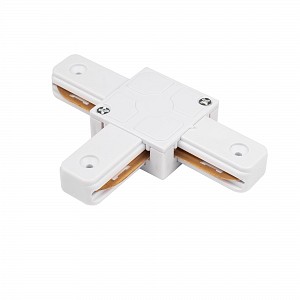 Аксессуары для трековых систем PTR / PTR P CT-WH Коннектор белый T- обр Jazzway (5052130)