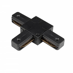 Аксессуары для трековых систем PTR / PTR P CT-BL Коннектор черный T- обр Jazzway (5052154)