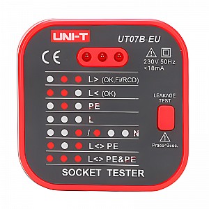 Тестер розеток UNI-T UT07B-EU