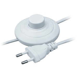 Шнур Navigator 61 600 NPS-FS01-170-2x0.5-WH 1.7м с выкл. белый