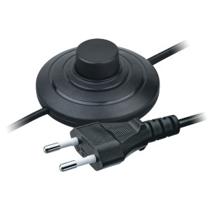 Шнур Navigator 61 601 NPS-FS01-170-2x0.5-BL 1.7м с выкл. черный