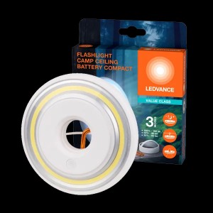Кемпинговый фонарик 2.2W 4000K IP20 Батарейки 3хАА - FLASHLIGHT CAMPING BATTERY COMPACT LEDVANCE