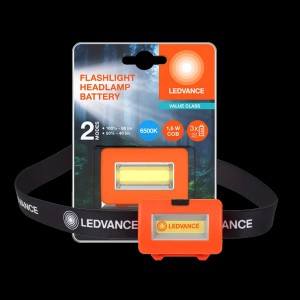 Налобный фонарик 1.6W 6500K IP22 Батарейки 3хААA - FLASHLIGHT HEADLAMP BATTERY LEDVANCE