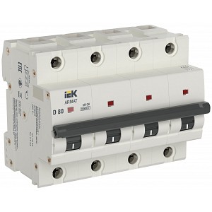 ARMAT Автоматический выключатель M10H 4P D 80A IEK