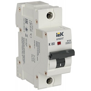 ARMAT Автоматический выключатель M10H 1P K 80А IEK