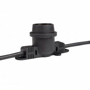 Уличные гирлянды / PBL-S40/ L24+1.5 Black E27 (универс.крепл) IP65 Jazzway (5058255)