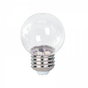 Уличные гирлянды / PLED- ECO- G45 3w E27 2700K CLEAR Jazzway (5058279)