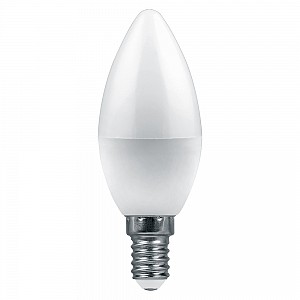 Лампа светодиодная диммируемая, (11W) 230V E14 4000K С37, LB-771