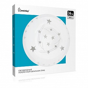 Светодиодный потолочный светильник (LED) Smartbuy 36Вт 380*55мм STARS