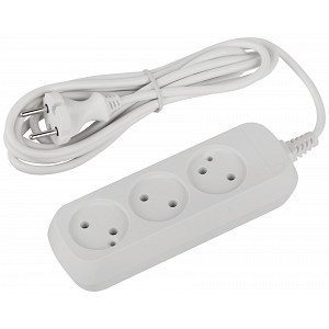 UDL-10-330 Удлинитель электрический ЭРА UDL-10-330 Greenline 3 розетки без заземления 3м ПВС 2x0.75мм2