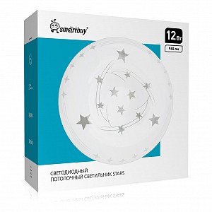 Светодиодный потолочный светильник (LED) Smartbuy 12 Вт 210*65мм STARS