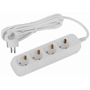 UDL-16-430-E Удлинитель электрический ЭРА UDL-16-430-E Greenline 4 розетки с заземлением 3м ПВС 3x1мм2