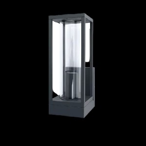 ENDURA CLASSIC E27 FRAME WALL/dark grey WALL IP44 - уличн. БРА(цилиндр) - LEDV