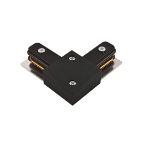 Аксессуары для трековых систем PTR / PTR CL-BL Коннектор чёрный L-обр. Jazzway (5010833)