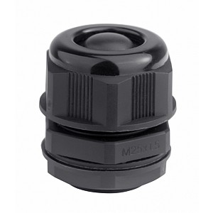 Кабельный ввод IP68 M25 с мембраной черный для кабеля d.13-18mm DKC (53M2518)